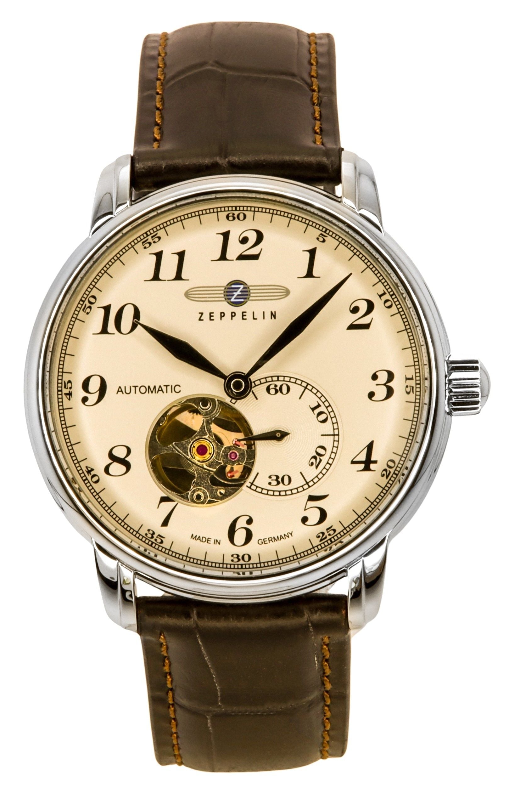 Zeppelin Series LZ127 Graf 7666 - 5 76665 Automatic Germany Made Men's Watch - Prestige Stones