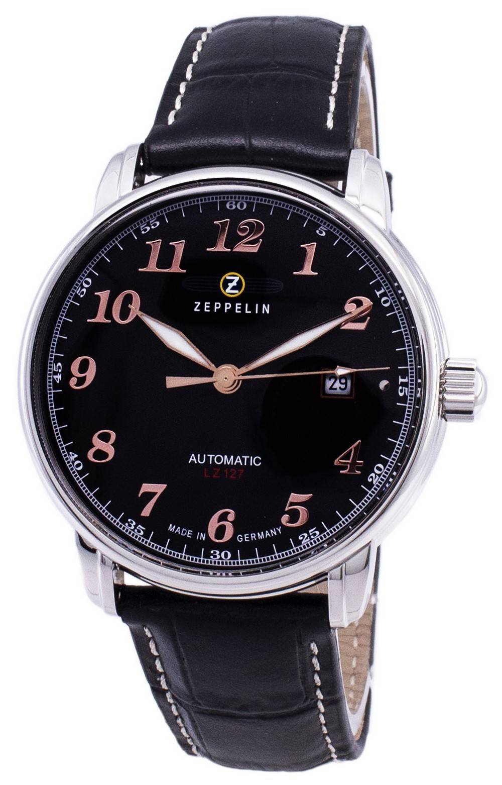 Zeppelin Series LZ127 Graf Automatic Germany Made 7656 - 2 76562 Men's Watch - Prestige Stones