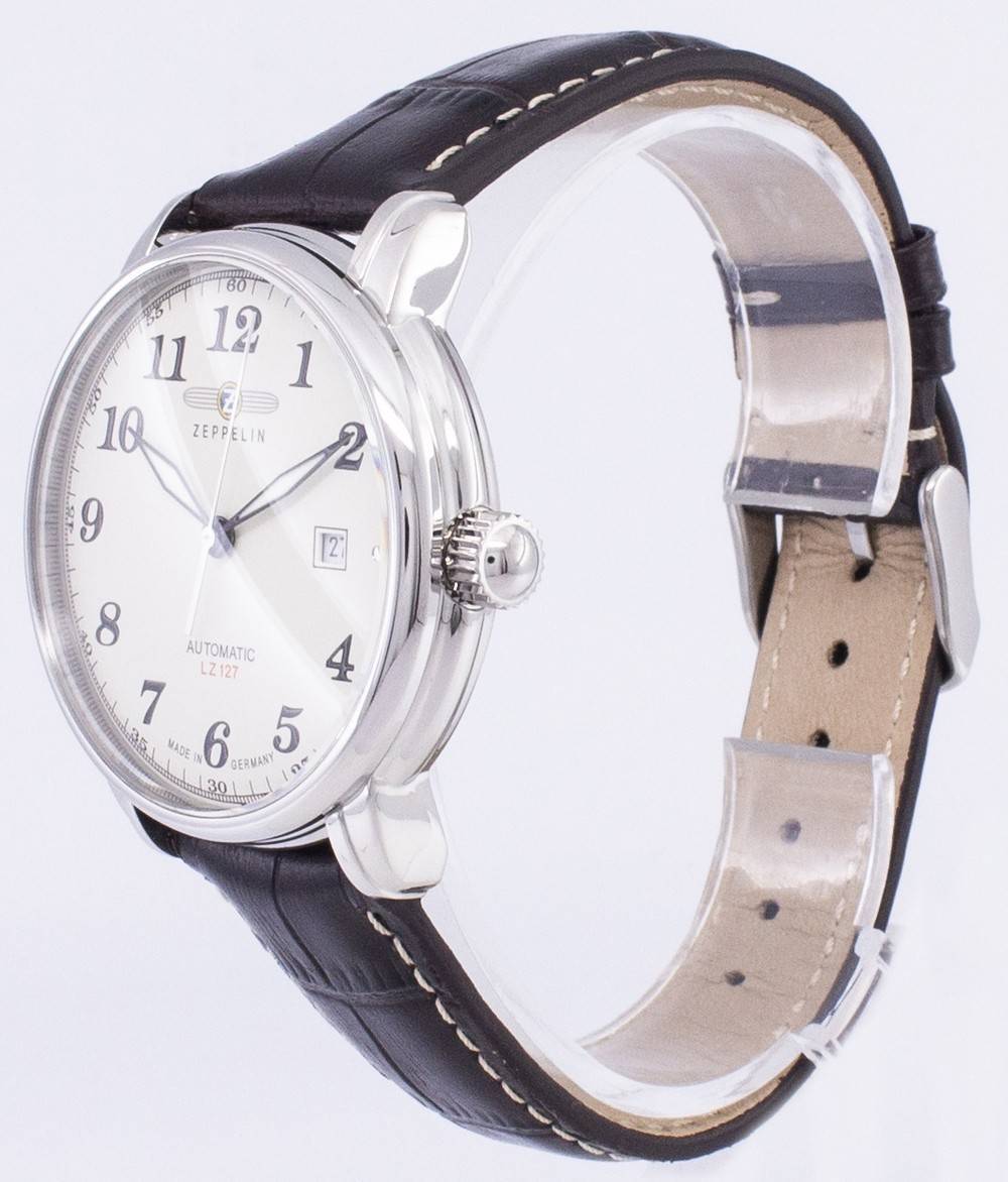 Zeppelin Series LZ127 Graf Automatic Germany Made 7656 - 5 76565 Men's Watch - Prestige Stones