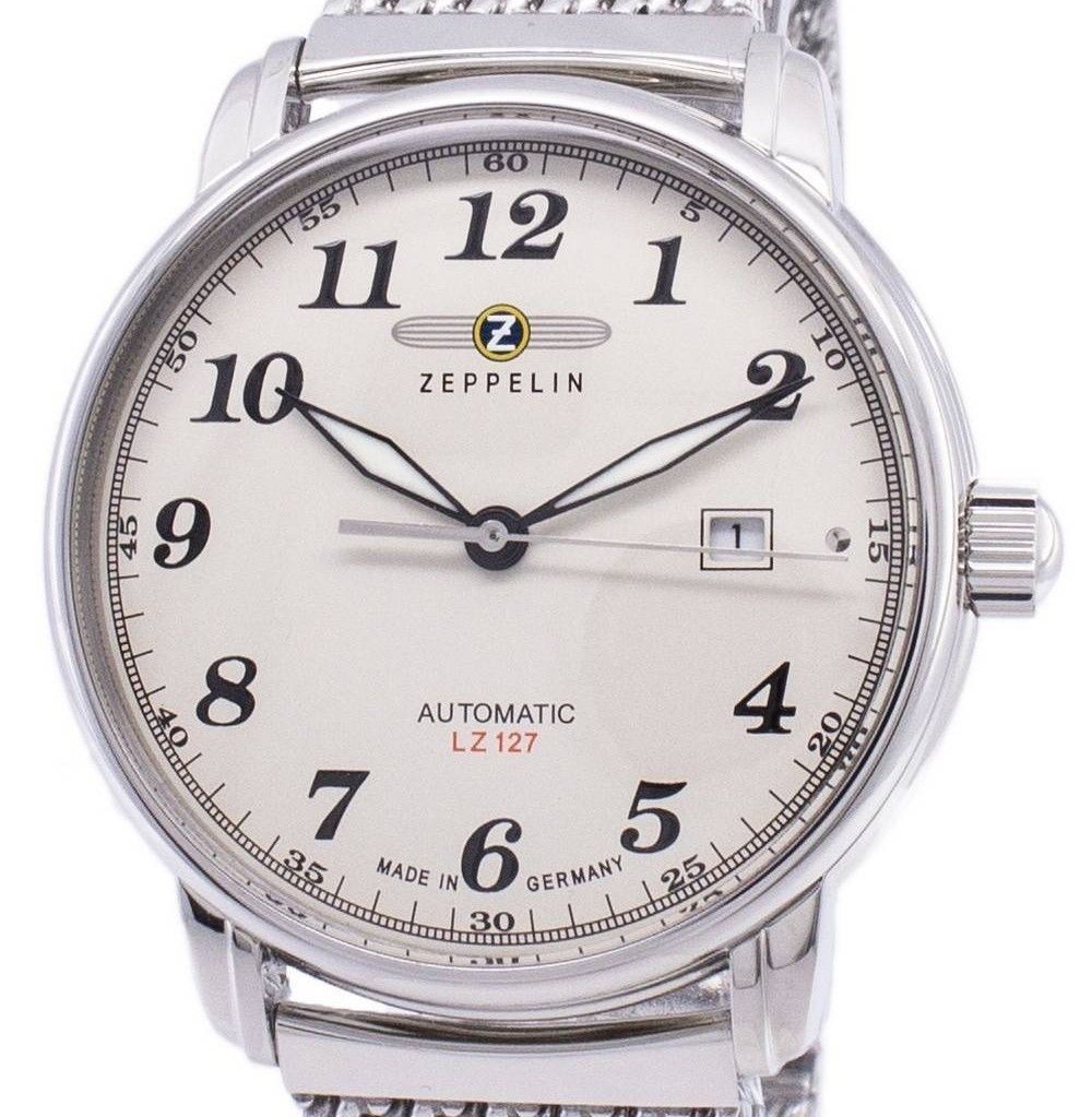 Zeppelin Series LZ127 Graf Automatic Germany Made 7656M - 5 7656M5 Men's Watch - Prestige Stones