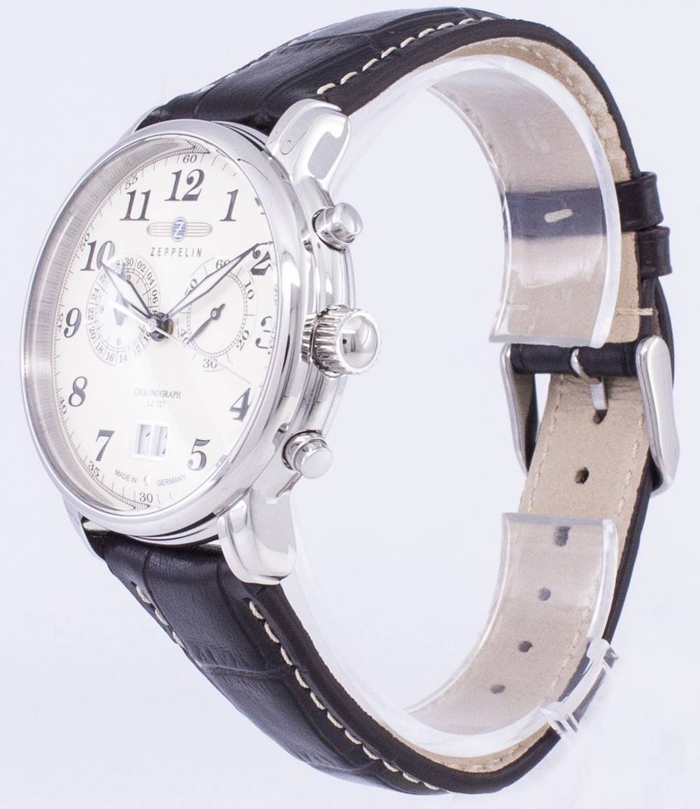 Zeppelin Series LZ127 Graf Germany Made 7684 - 5 76845 Men's Watch - Prestige Stones